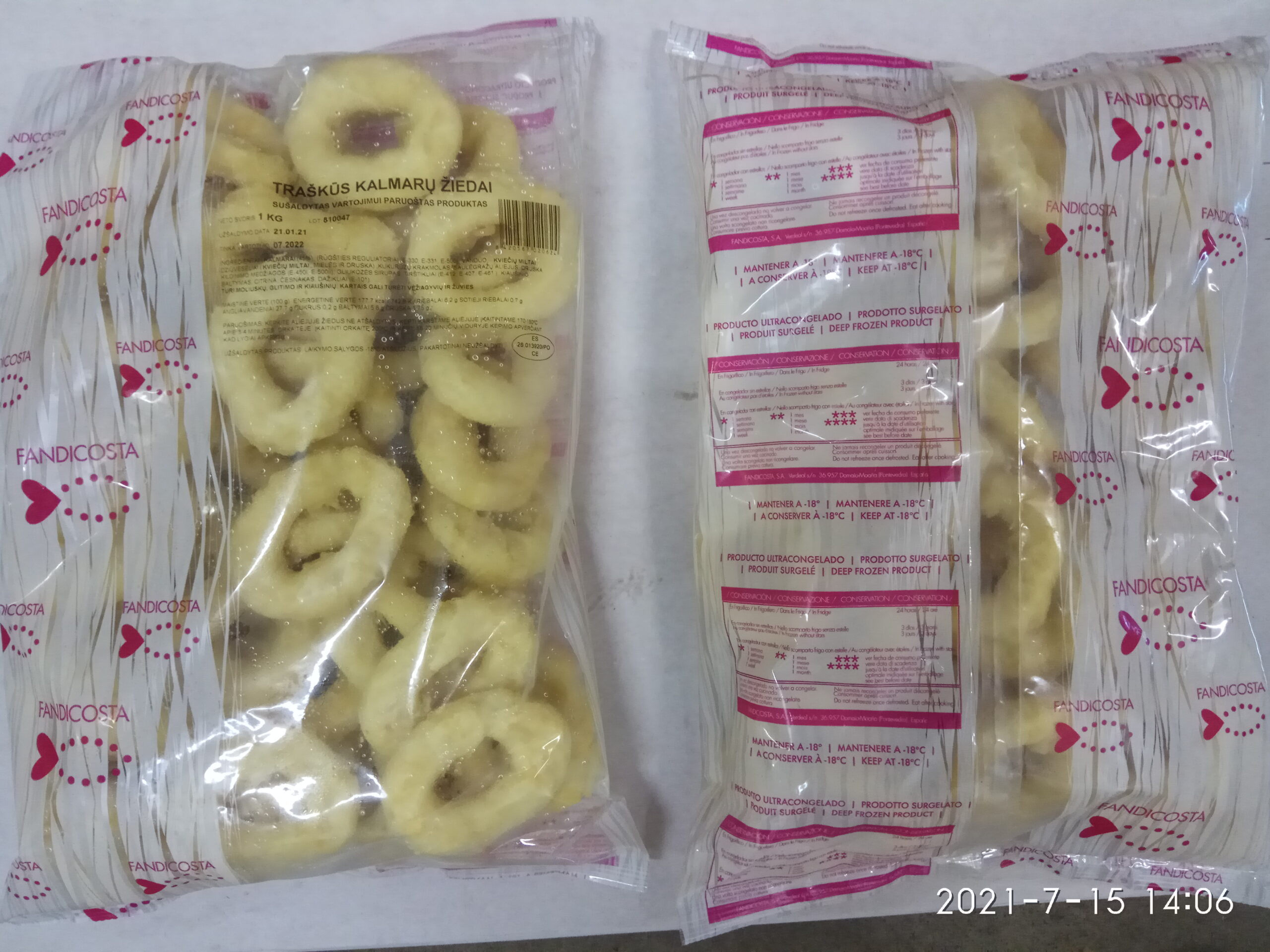 Kalmaari rõngad taignas